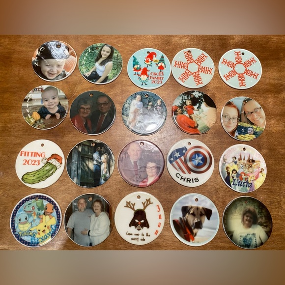 Custom Ceramic Ornaments - YOUR DESIGN - Picture 5 of 16